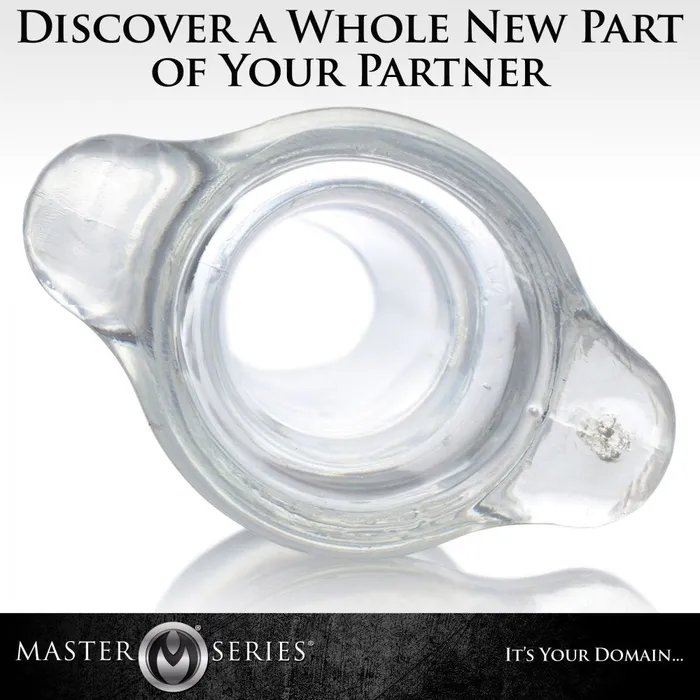 Male Sex Toys PeepHole Clear Hollow Anal Plug Master Series