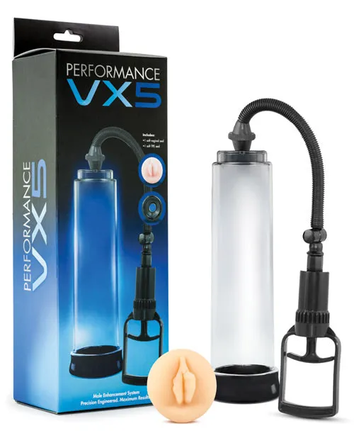 Male Sex Toys Performance Performance VX5 Male Enhancement Penis Pump System Clear