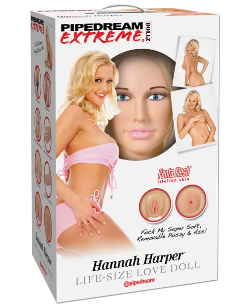 Male Sex Toys Pipedream Extreme Toyz Pipedream Extreme Dollz Hannah Harper LifeSize Love Doll