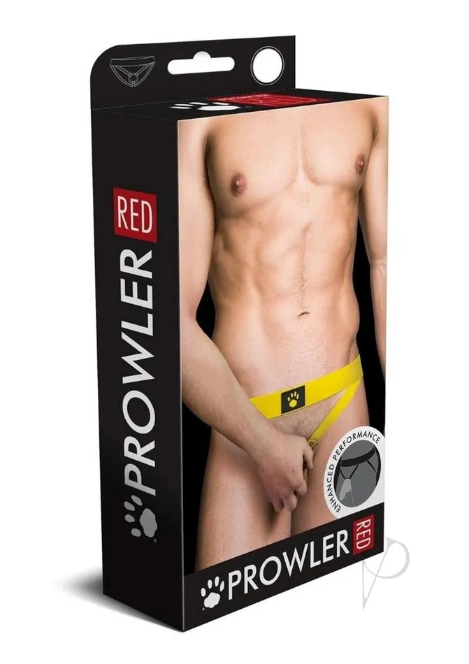 Male Sex Toys Prowler RED AssLess Cock Ring Large Yellow Prowler Red