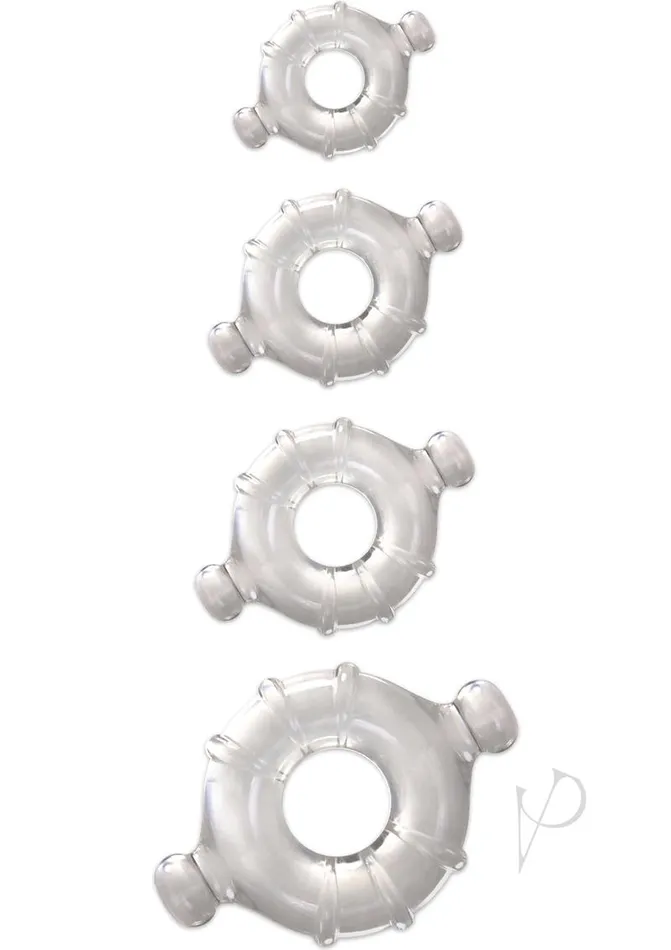 Male Sex Toys Renegade Renegade Vitality Cock Ring Kit 4 Per Set Clear Male Sex Toys Renegade Renegade Vitality Cock Ring Kit 4 Per Set Clear
