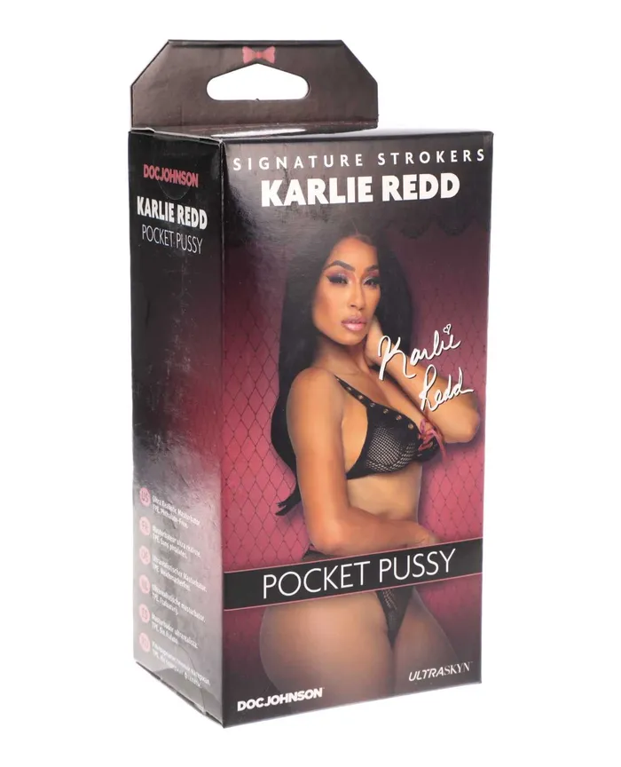 Male Sex Toys Signature Strokers Signature Strokers Karlie Redd Ultraskyn Pocket Masturbator Pussy Caramel
