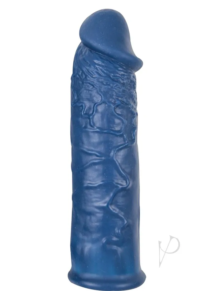 Male Sex Toys The Great Extender The Great Extender Silicone Penis Sleeve 6in Blue