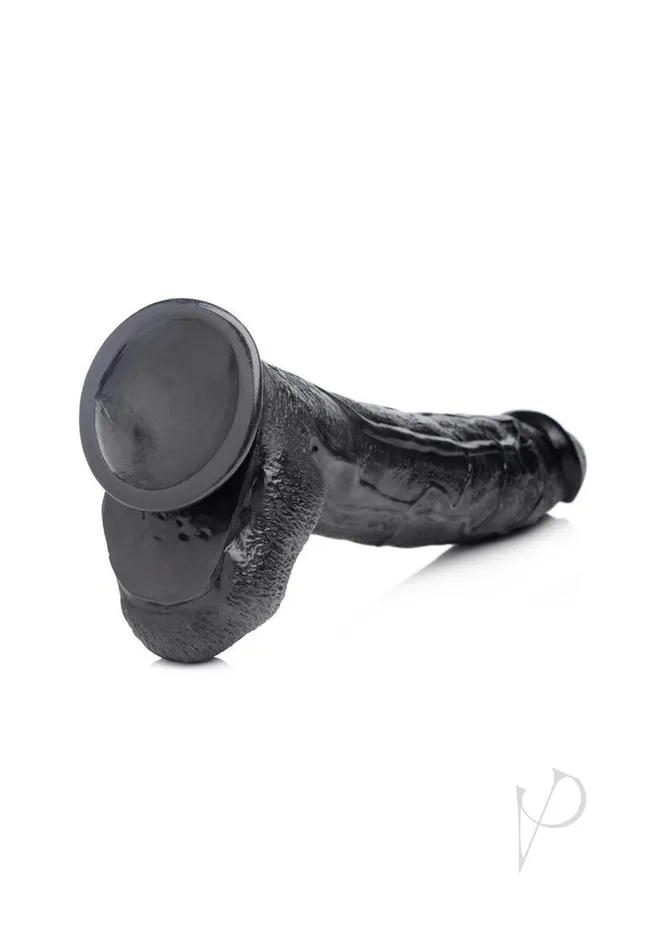 Master Cock Raging Rhino Veiny 17in Dildo Black Master Cock Dildos