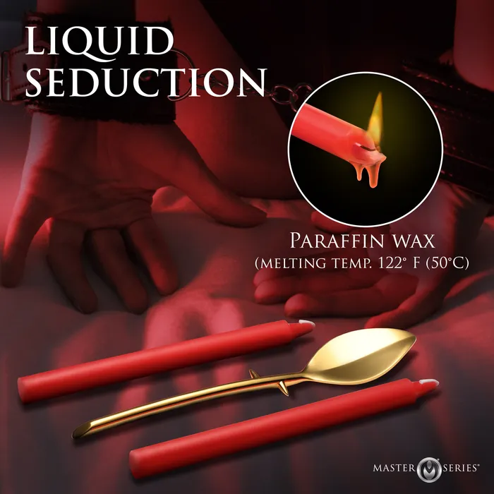 Master Series Anal Drip Sensation Scraper and Waxplay Candle Set