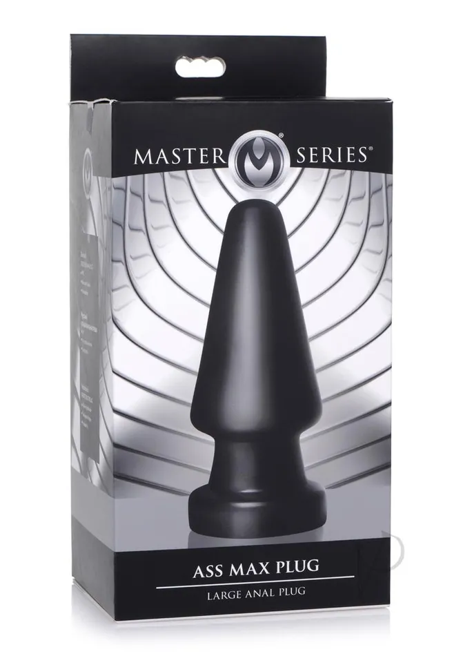 Master Series Anal Master Series Ass Max Anal Plug Large Black
