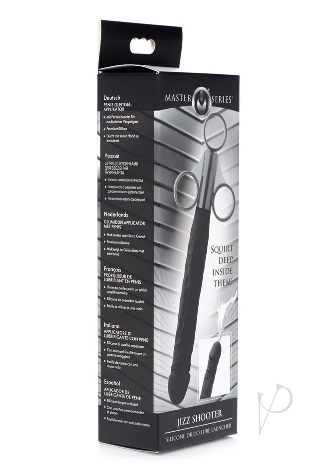 Master Series Anal Master Series Jizz Shooter Silicone Lubricant Launcher Black Master Series Anal Master Series Jizz Shooter Silicone Lubricant Launcher Black