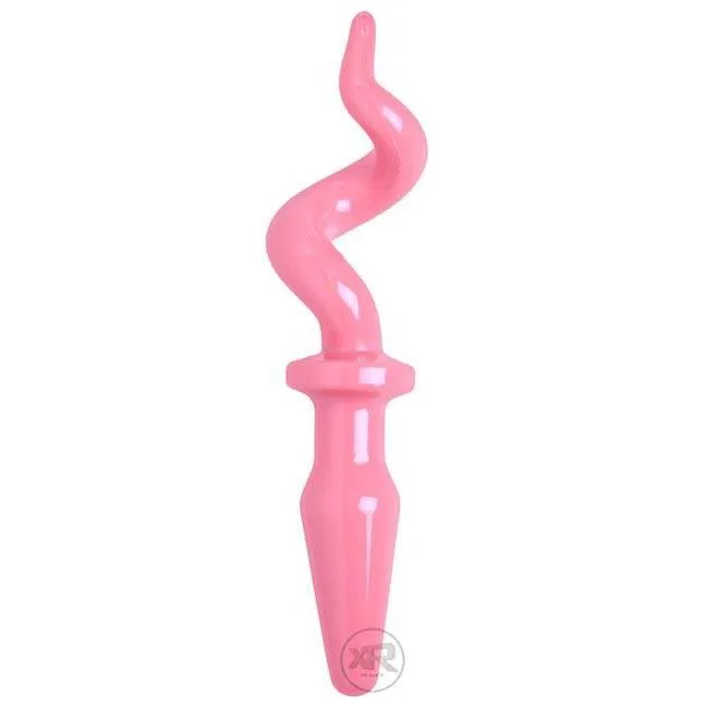 Master Series Anal Pink Pig Tail Butt Plug
