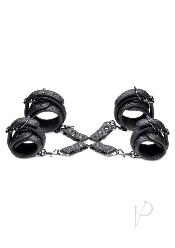 Master Series Concede Wrist and Ankle Restraint Set Black Master Series Anal