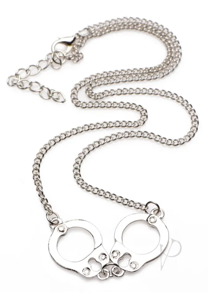 Master Series Master Series Cuff Her Handcuff Necklace Silver Anal