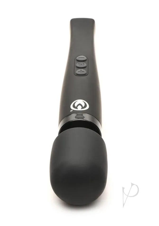 Master Series Master Series Thunderstick Pro Wand Rechargeable Silicone Wand Black Female Sex Toys