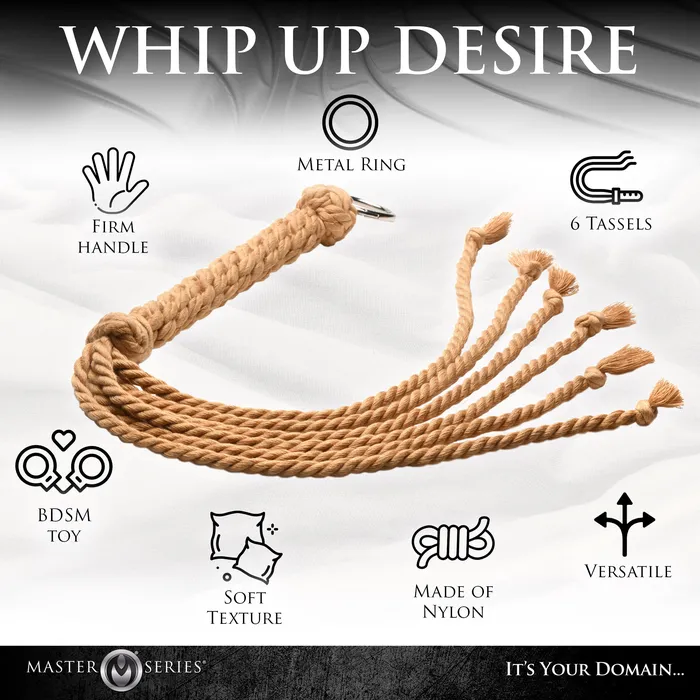 Master Series Swashbuckler Rope Flogger Vibrators