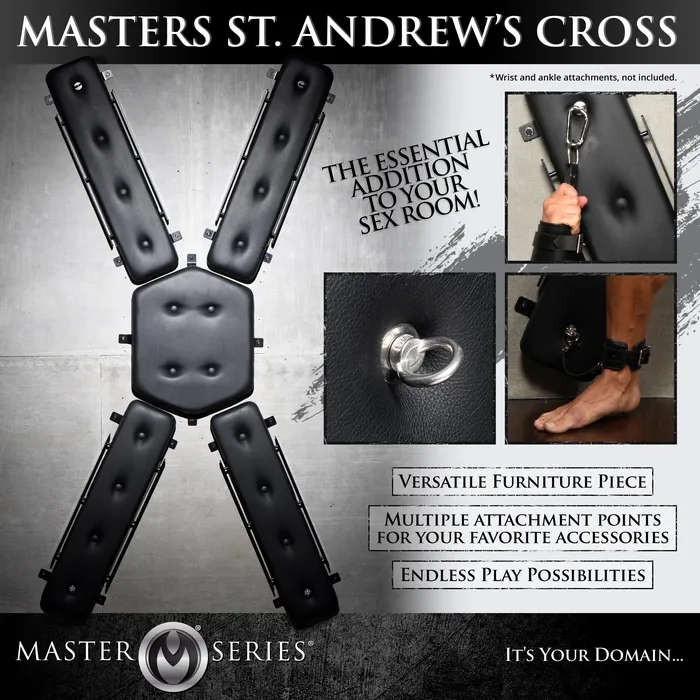 Master Series Vibrators Masters St Andrews Cross