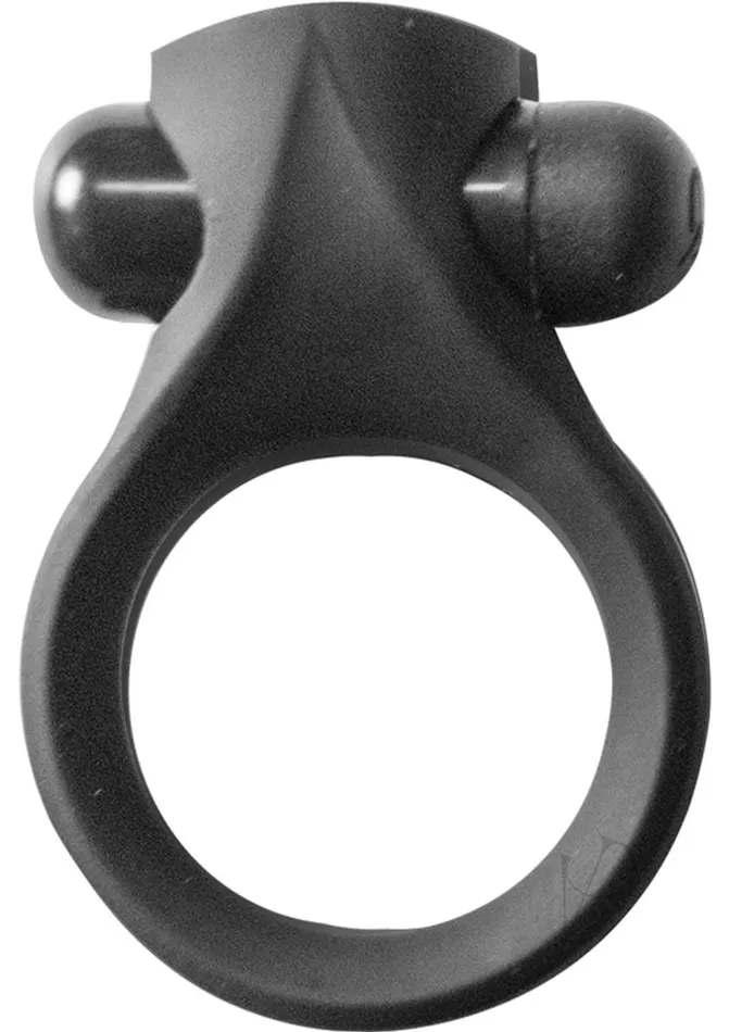 Maxx Gear Couples Maxx Gear Teaser Ring Silicone Vibrating Cock Ring Black