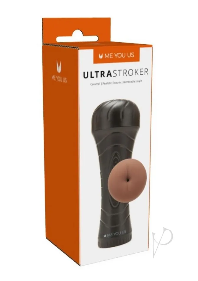 ME YOU US Ultrastroker V4 Masturbator Ass Caramel Me You Us Male Sex Toys