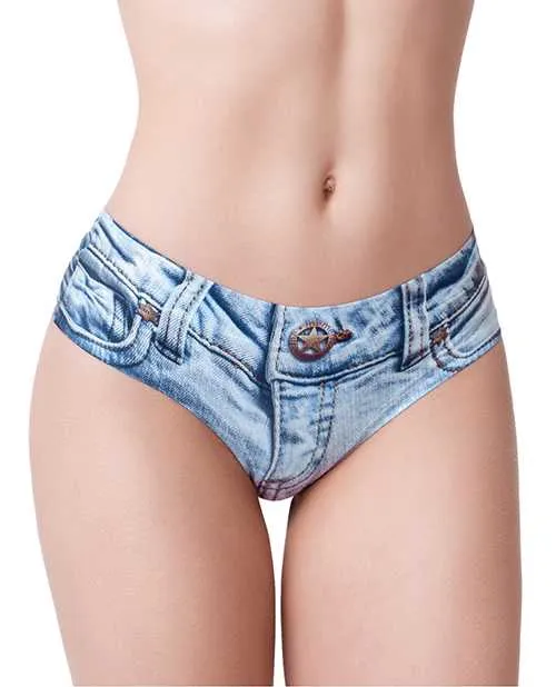 Mememe Male Sex Toys Mememe Denim Booty Jeans Light Printed Slip SM Mememe Male Sex Toys Mememe Denim Booty Jeans Light Printed Slip SM