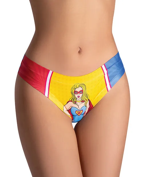 Mememe Mememe Comics Wonder Girl Printed Thong SM Male Sex Toys Mememe Mememe Comics Wonder Girl Printed Thong SM Male Sex Toys