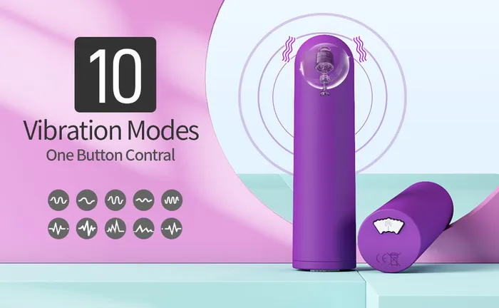Mini 10 Speed Bullet Vibrator Wild Night Fantasies Female Sex Toys