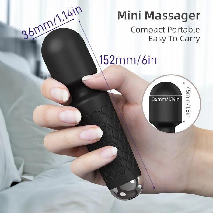 Mini Portable Wand Massager Wild Night Fantasies Female Sex Toys