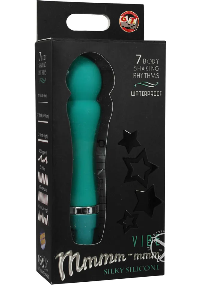 Mmmm Mmm Vibe Vibrators Mmmm Mmm Silicone Pop Vibrator Teal