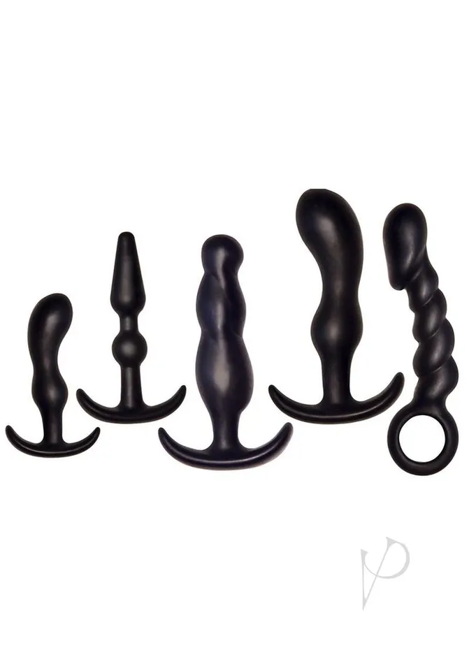 Nasstoys Anal Ultimate Anal Kit Silicone 7 Piece Set Black