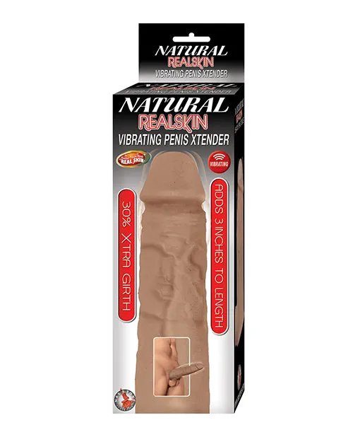 Natural Male Sex Toys Natural Realskin Vibrating Penis Xtender Chocolate Natural Male Sex Toys Natural Realskin Vibrating Penis Xtender Chocolate
