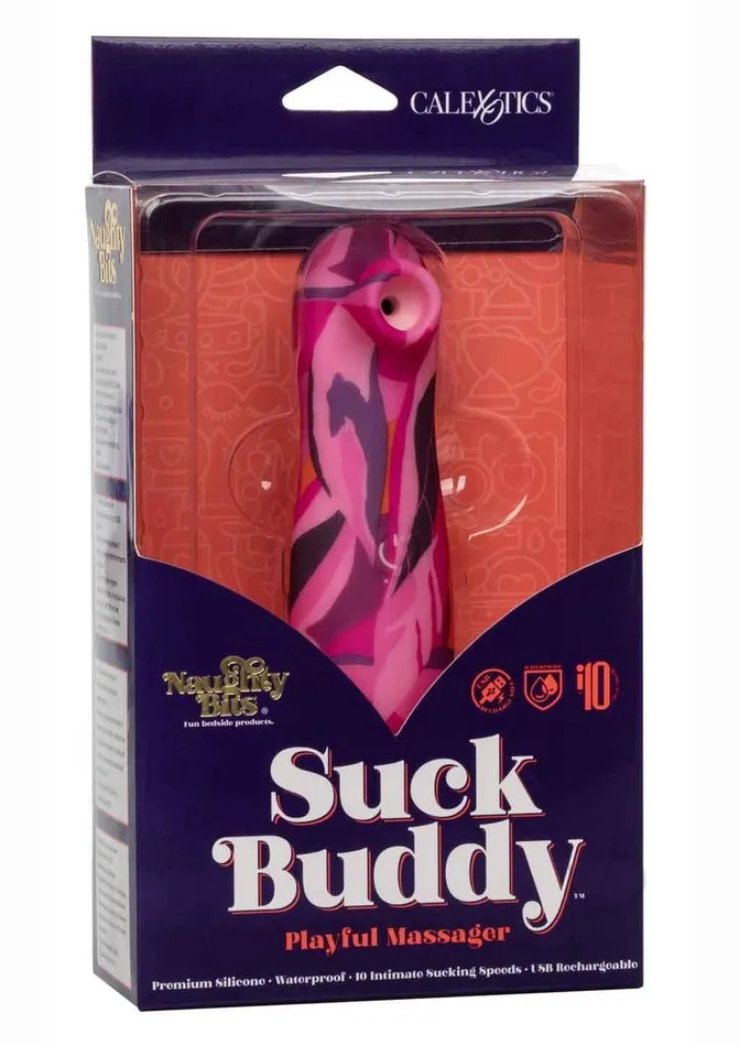Naughty Bits Suck Buddy Playful Rechargeable Silicone Massager PinkPurple Naughty Bits Vibrators Naughty Bits Suck Buddy Playful Rechargeable Silicone Massager PinkPurple Naughty Bits Vibrators
