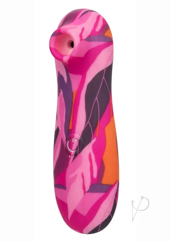 Naughty Bits Suck Buddy Playful Rechargeable Silicone Massager PinkPurple Naughty Bits Vibrators