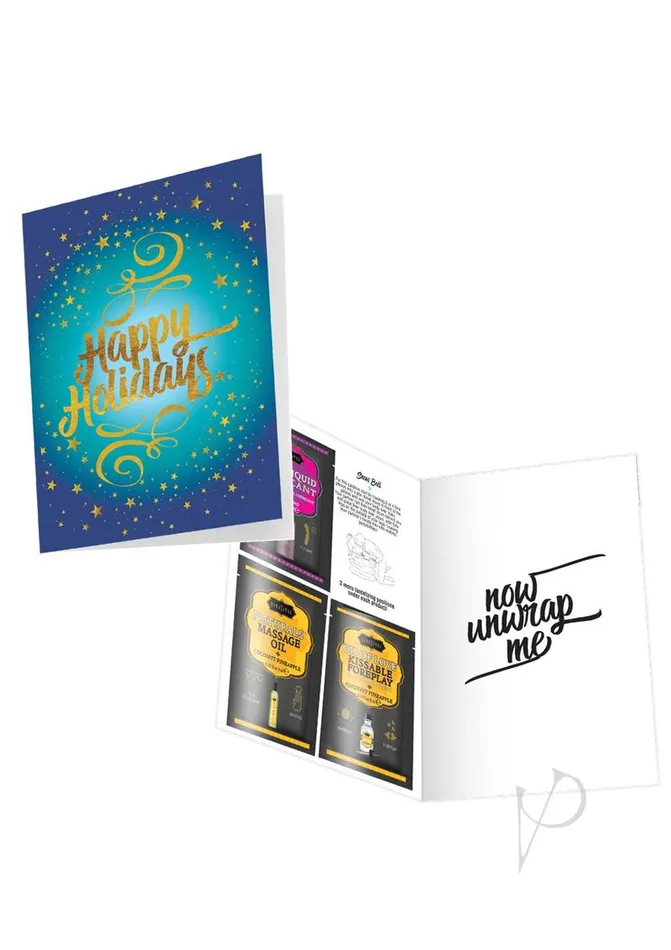 Naughty Notes Kama Sutra Happy Holidays Greeting Card Vibrators