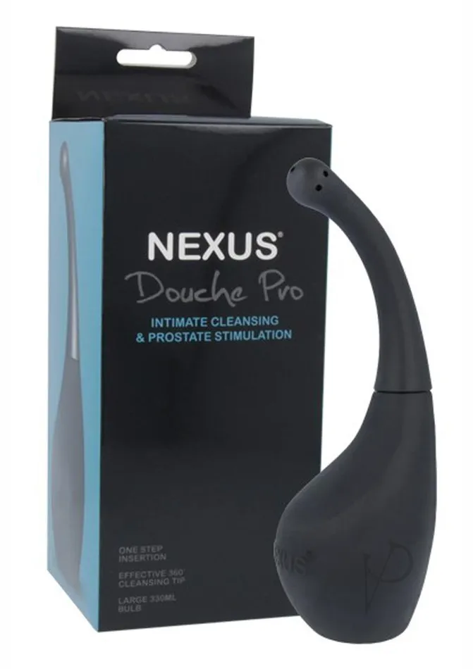 Nexus Anal Nexus Douche Pro Prostate Anal Douche Black