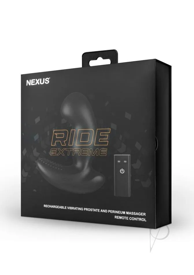 Nexus Anal Nexus Ride Extreme Rechargeable Silicone Dual Motor Vibrating Prostate and Perinium Massager with Remote Control Black Nexus Anal Nexus Ride Extreme Rechargeable Silicone Dual Motor Vibrating Prostate and Perinium Massager with Remote Control Black