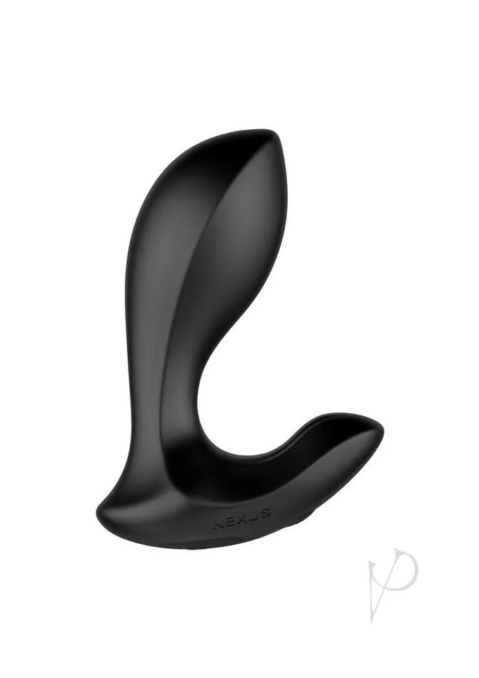 Nexus Duo Rechargeable Silicone Butt Plug with Remote Control Medium Black Nexus Anal