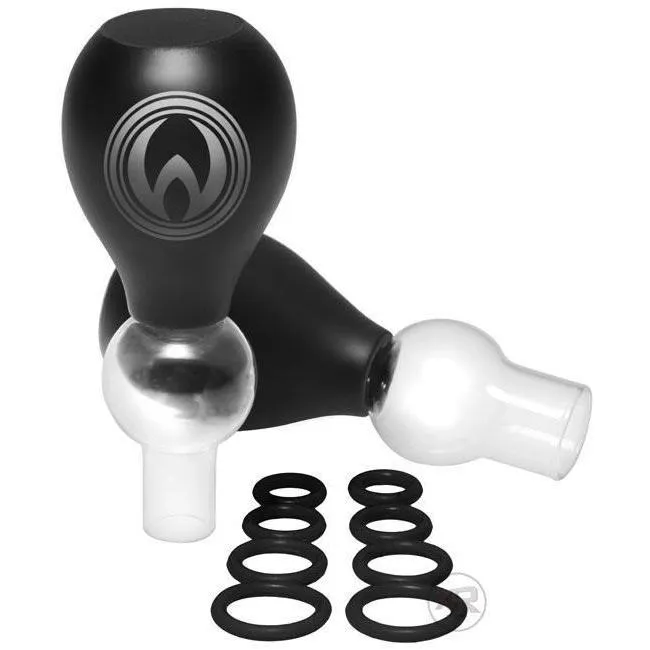Nipple Amplifier Bulbs with ORings Master Series Female Sex Toys