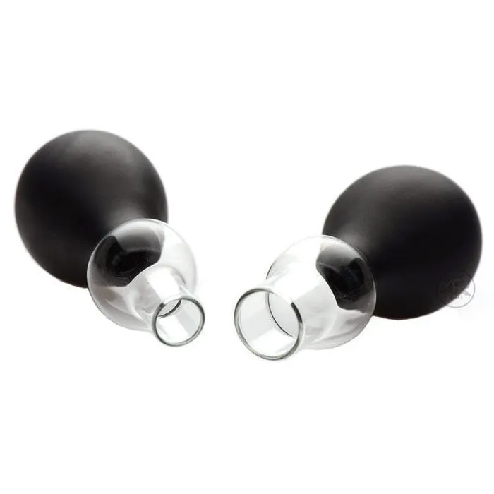 Nipple Amplifier Bulbs with ORings Master Series Female Sex Toys