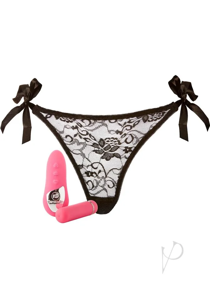 Nu Sensuelle Female Sex Toys Nu Sensuelle Pleasure Panty Vibe Rechargeable Silicone with Bullet and Remote Control Pink