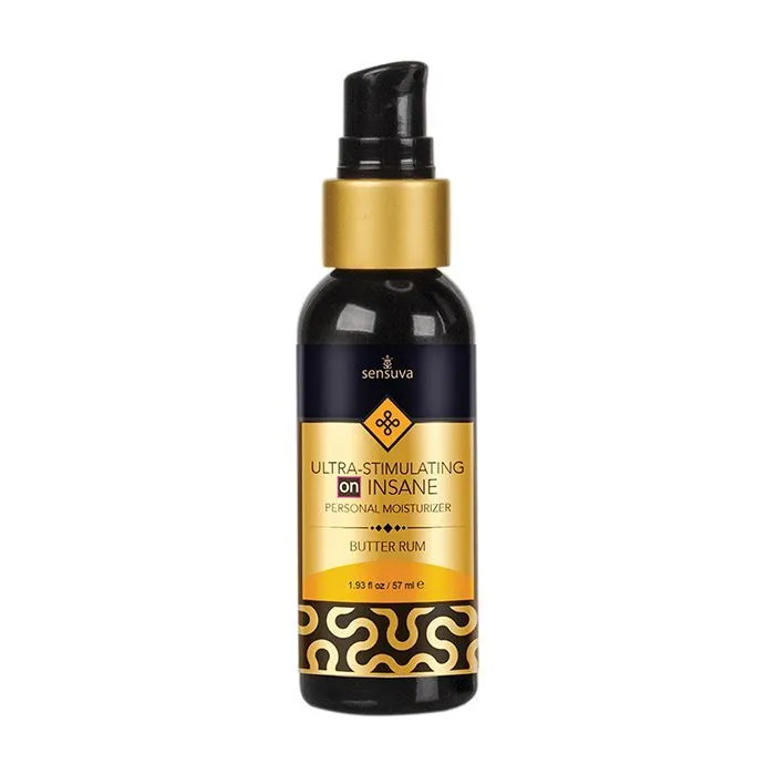 ON Insane Ultra Stimulating Personal Moisturizer 193 oz Butter Rum Sensuva Female Sex Toys ON Insane Ultra Stimulating Personal Moisturizer 193 oz Butter Rum Sensuva Female Sex Toys