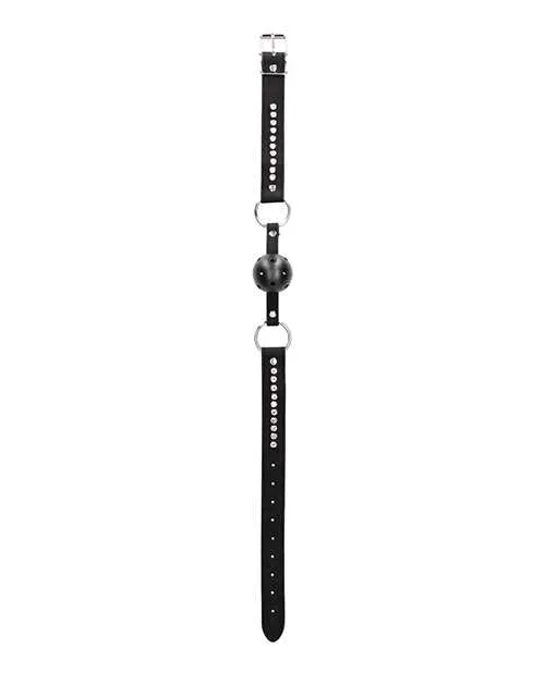 Ouch Anal Shots Ouch Diamond Breathable Ball Gag Black Ouch Anal Shots Ouch Diamond Breathable Ball Gag Black