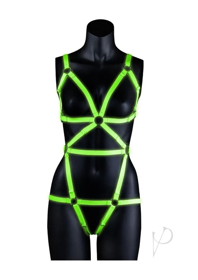 Ouch Female Sex Toys Ouch Full Body Harness Glow in the Dark LargeXLarge Green Ouch Female Sex Toys Ouch Full Body Harness Glow in the Dark LargeXLarge Green
