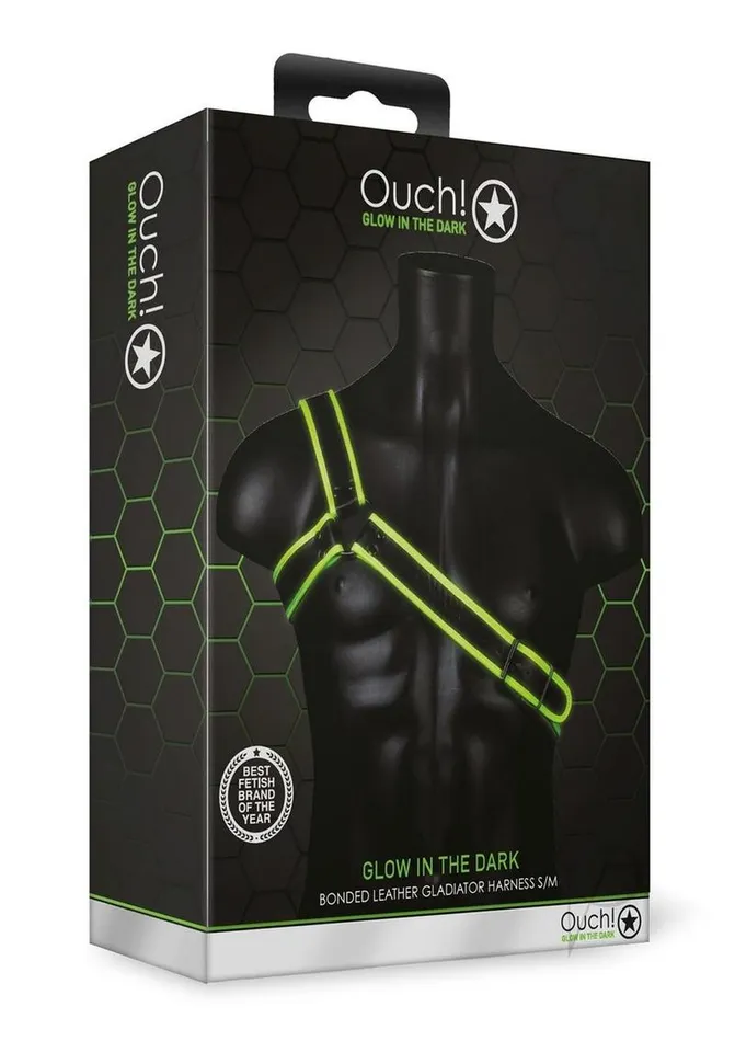 Ouch Gladiator Harness Glow in the Dark SmallMedium Green Ouch Female Sex Toys Ouch Gladiator Harness Glow in the Dark SmallMedium Green Ouch Female Sex Toys