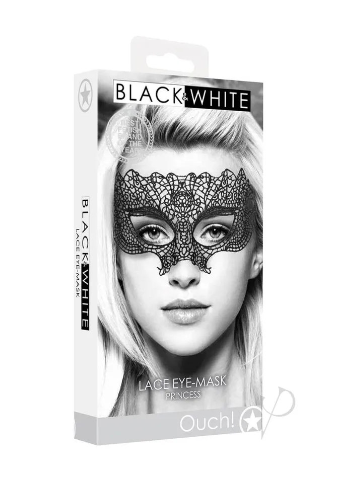 Ouch Ouch Lace EyeMask Princess Black Anal
