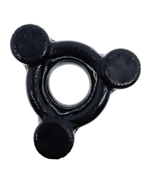 Oxballs Anal Oxballs Buzz Squeeze Vibrating Ballstretcher Black