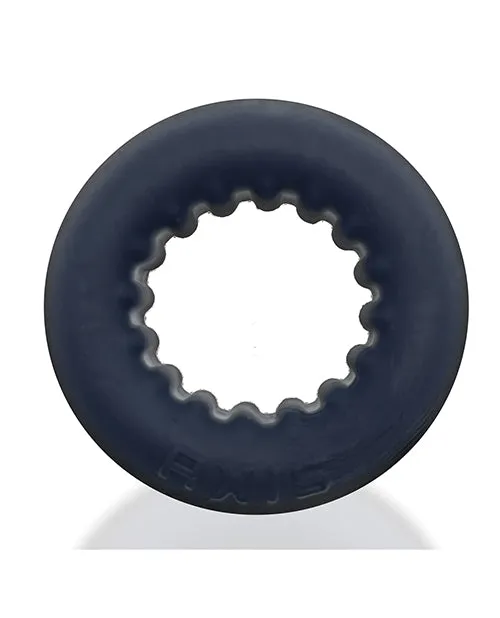 Oxballs Axis Rib Griphold Cock Ring Black Ice Oxballs Male Sex Toys