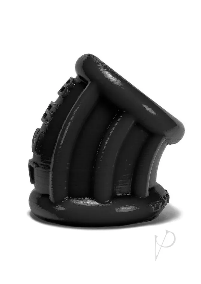 Oxballs Bent1 Silicone Curved Ball Stretcher 225in Black Oxballs Anal