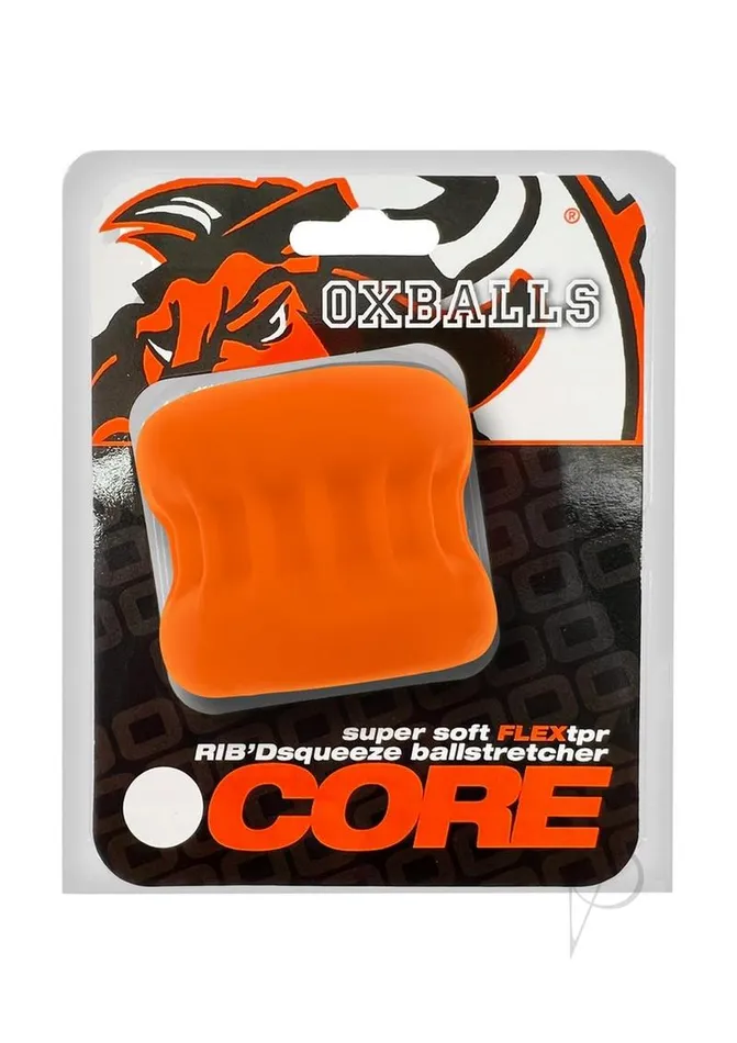 Oxballs Core Gripsqueeze Ballstretcher Orange Ice Vibrators