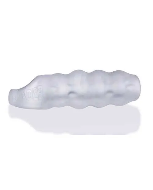 Oxballs Dildos Invader Rippled OpenEnded Silicone Cocksheath Extender ClearFrost Oxballs Dildos Invader Rippled OpenEnded Silicone Cocksheath Extender ClearFrost