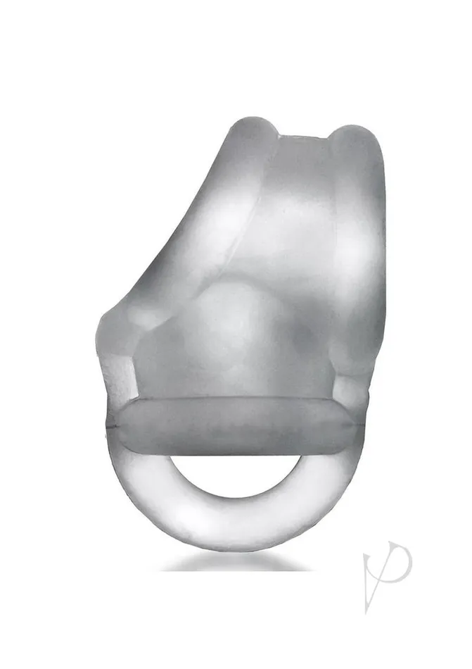 Oxballs Male Sex Toys Oxballs Ball Sling with Ball Splitter Strap Clear Ice