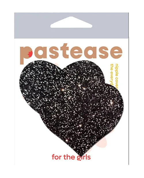 Pastease All Sparkle Heart Black OS Pastease Anal