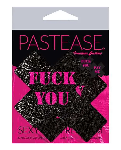 Pastease Pastease Premium Fuck You Pay Me Cross BlackPink OS Vibrators