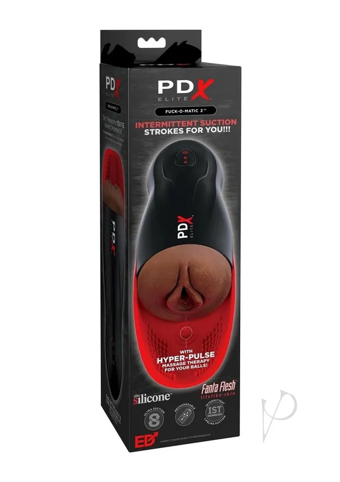 Pdx Elite Male Sex Toys PDX Elite FuckOMatic 2 Stroker Rechargeable Masturbator BlackChocolate Pdx Elite Male Sex Toys PDX Elite FuckOMatic 2 Stroker Rechargeable Masturbator BlackChocolate