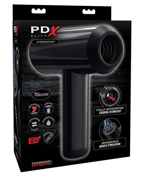 Pdx Elite Male Sex Toys PDX Elite Rechargeable Hydrobator Masturbator Black Pdx Elite Male Sex Toys PDX Elite Rechargeable Hydrobator Masturbator Black